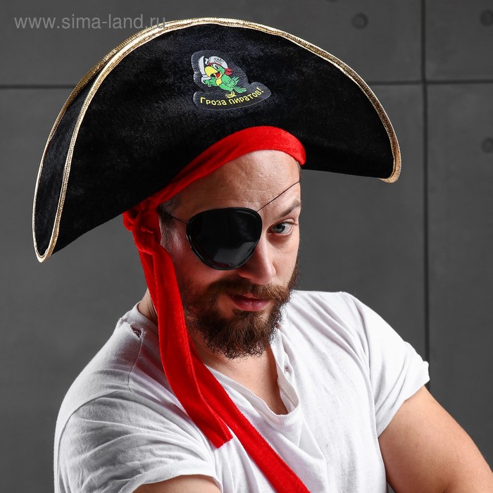 фото Шляпа детская "гроза пиратов", р-р 54-56 страна карнавалия