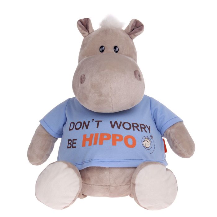 Мягкая игрушка «Бегемот BE HIPPO», 30 см