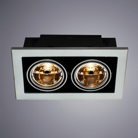 

Светильник потолочный поворотный Cardani A5930PL-2SI
