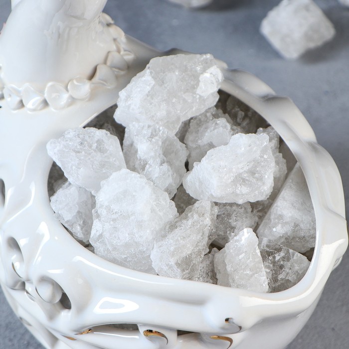 Светильник соляной "Лебедь", малая, керамическое основание, 2-3 кг