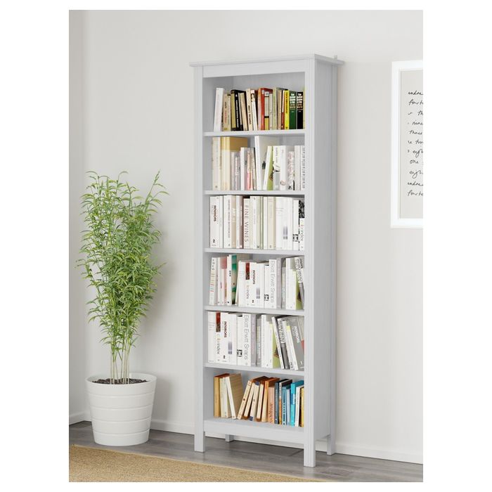 Стеллаж, цвет белый БРУСАЛИ