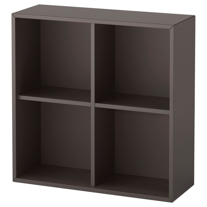 Шкаф с 4 отделениями ЭКЕТ, 70х25х70 см, темно-серый