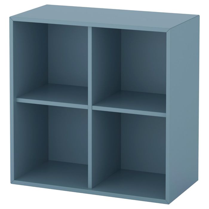 Шкаф с 4 отделениями ЭКЕТ, 70х25х70 см, голубой