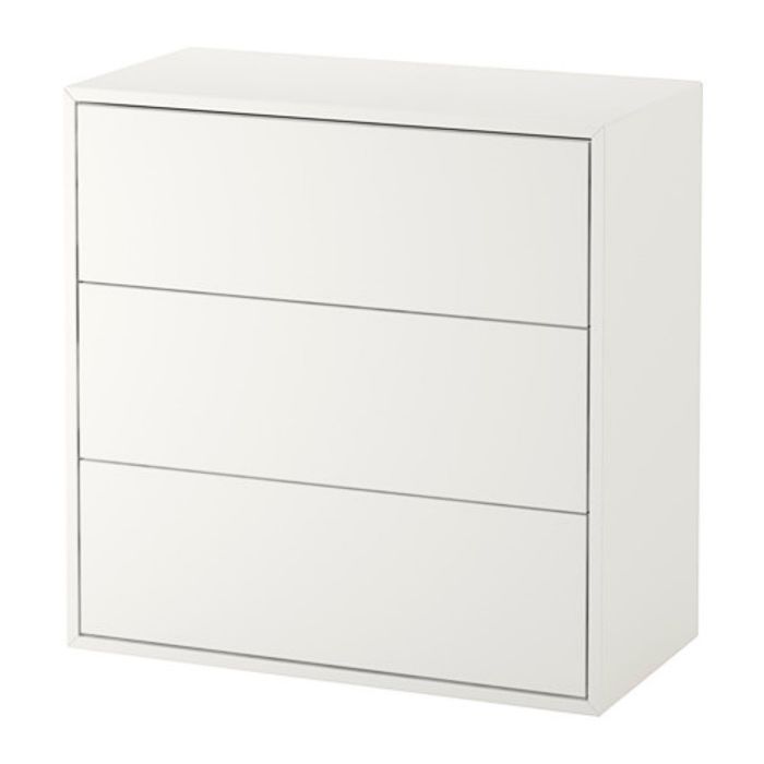 Шкаф с 3 ящиками ЭКЕТ, 70х35х70 см, белый