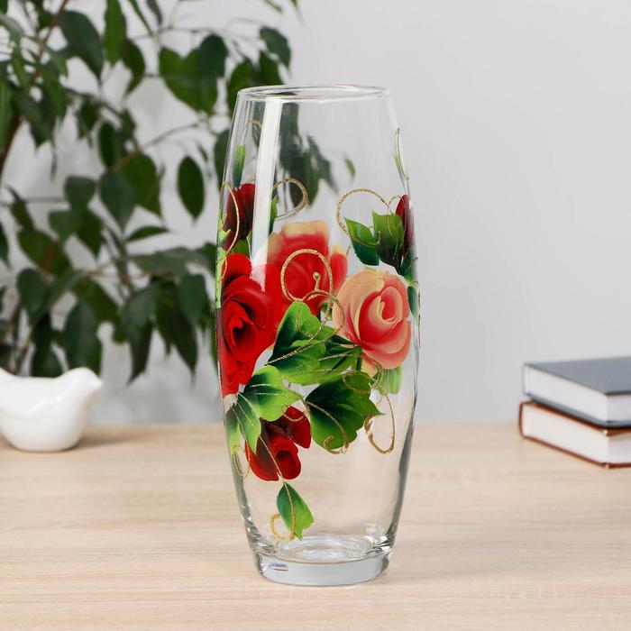 Ваза "Роза", овальная