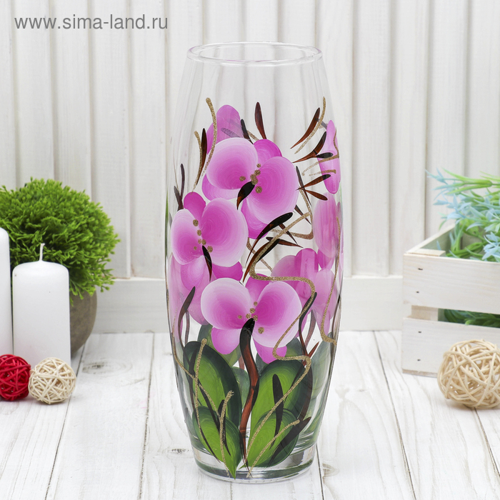 Ваза Орхидея овал 26 см ваза березовые листочки овал 30см