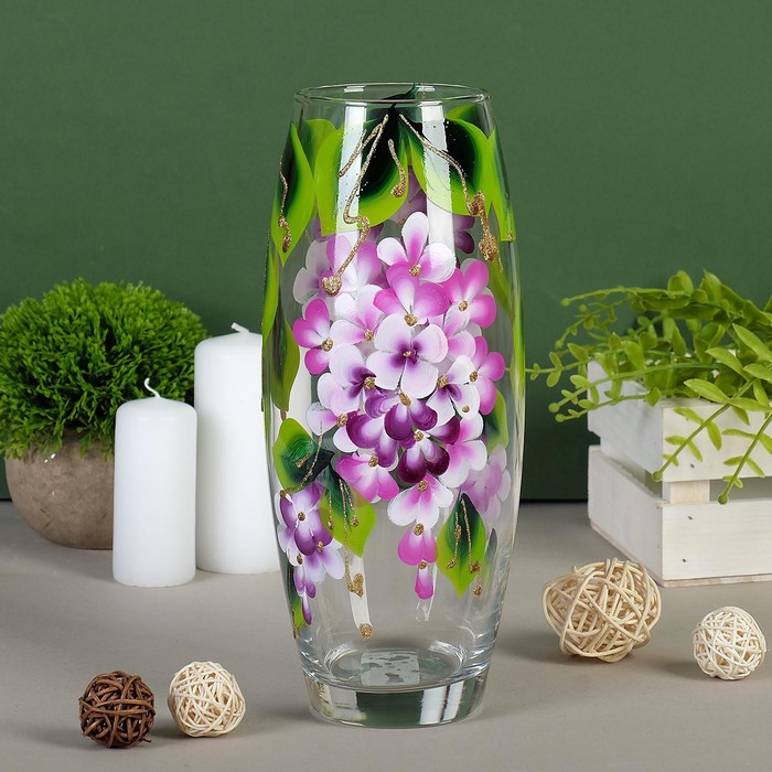 Ваза "Сирень", овальная