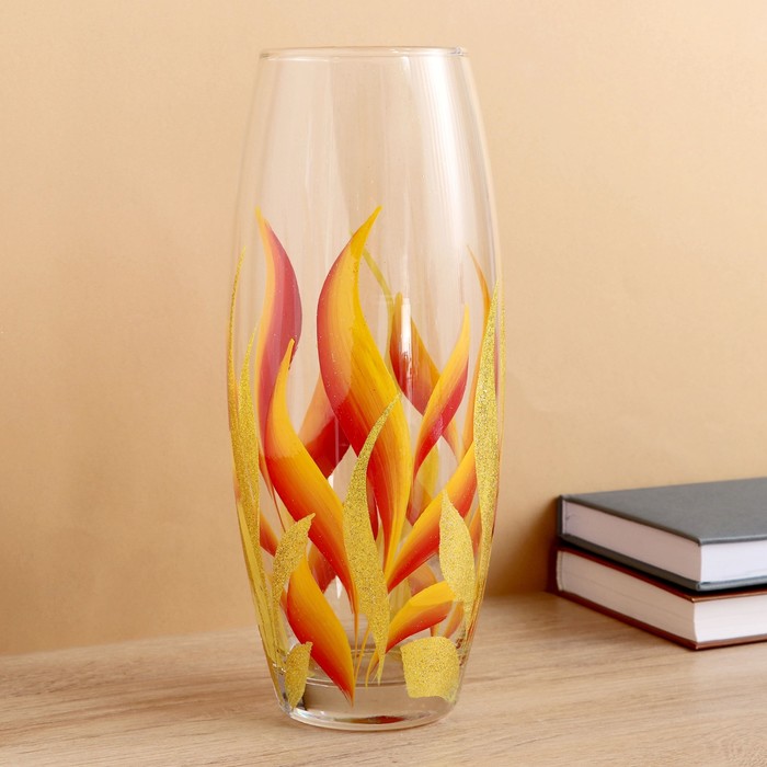 Ваза "Пламя", овальная