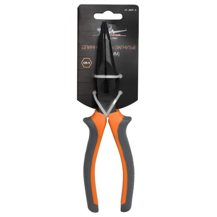 Длинногубцы загнутые 8" 200мм AT-BNP-8 Airline