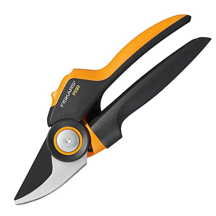 Секатор плоскостной, 8" (20 см), пластиковые ручки, диаметр реза 20 мм, пластиковые ручки, PowerGear PX92