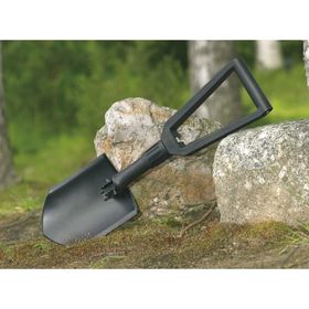 

Лопата туристическая, складная, L = 24 см с рукояткой, коричневая