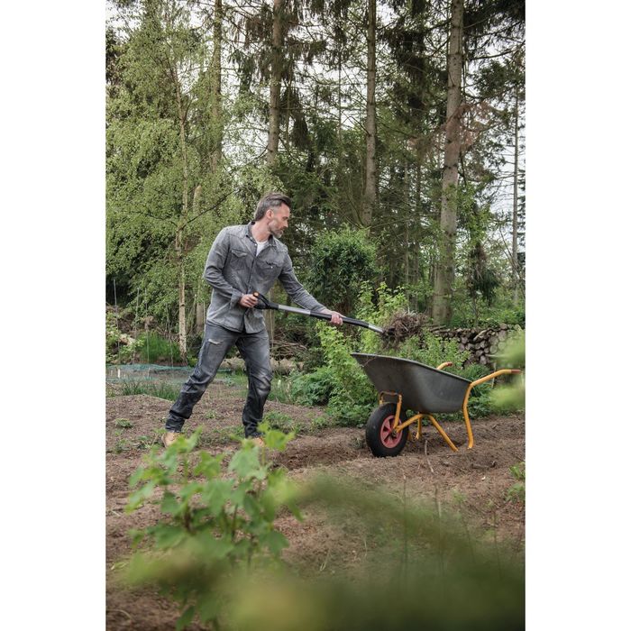 Вилы садово-огородные, 4-рогие, металлический черенок, ручка