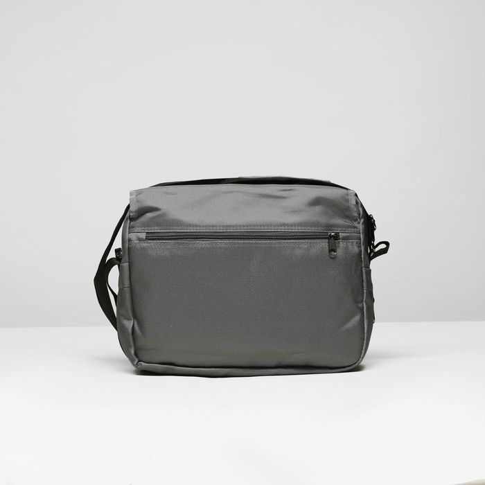 Сумка молод 839 Тинейджер 35*15*30, 1 отдел на молнии, 2 н/кармана, серый/синий