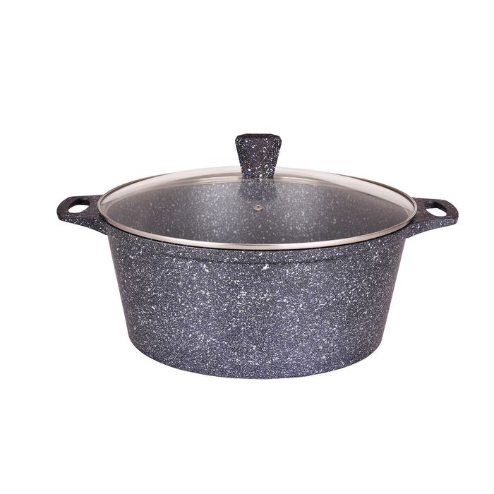 Кастрюля 6,3 л, с мраморным покрытием