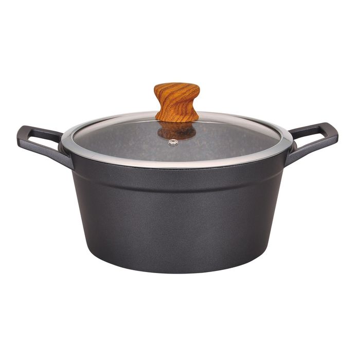 Кастрюля 6,3 л, с гранитным покрытием