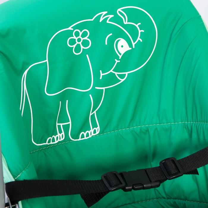 Качели-шезлонг детские напольные «Утёнок А» с тентом