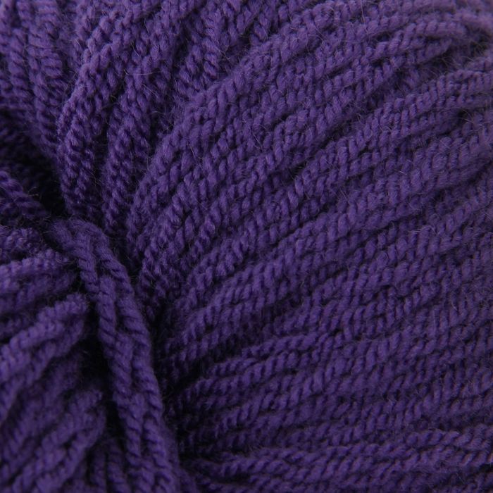 Пряжа "Стрекоза" 100% акрил 80м/100гр (0034, темнофиолетовый)