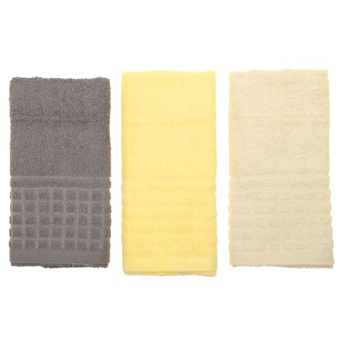 Набор полотенец "Этель" Гармония, размер 30х70 см - 3 шт., 400 г/м2