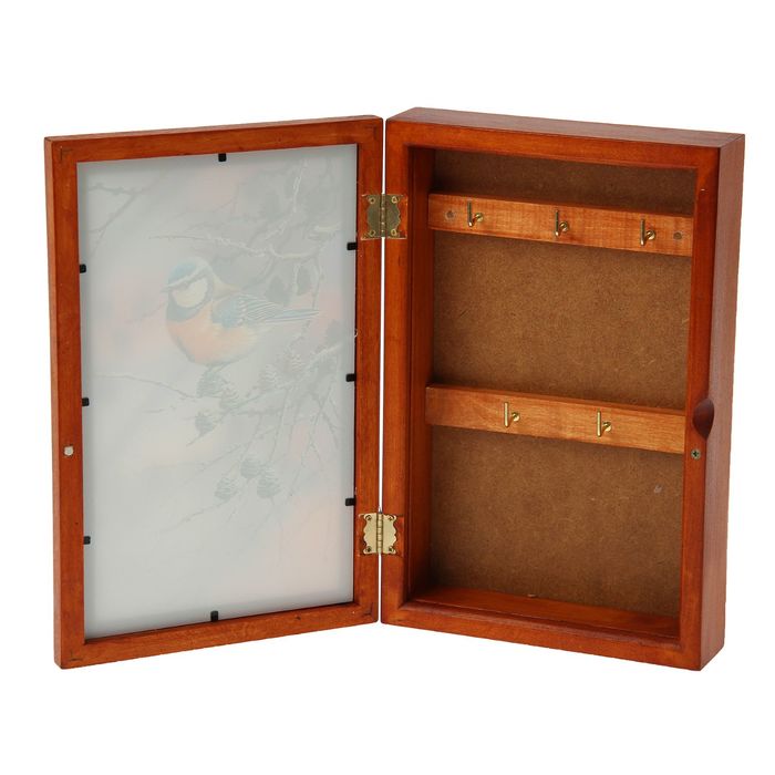 Ключница дерево "Синичка" 29х19х6 см