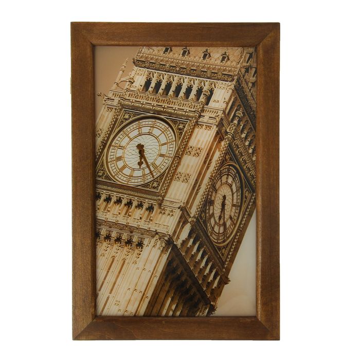 Ключница дерево "Биг Бен" 29х19х6 см