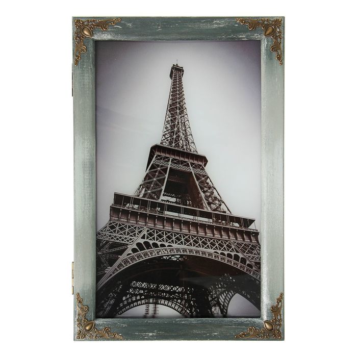 Ключница дерево "Париж" 29х19х6 см