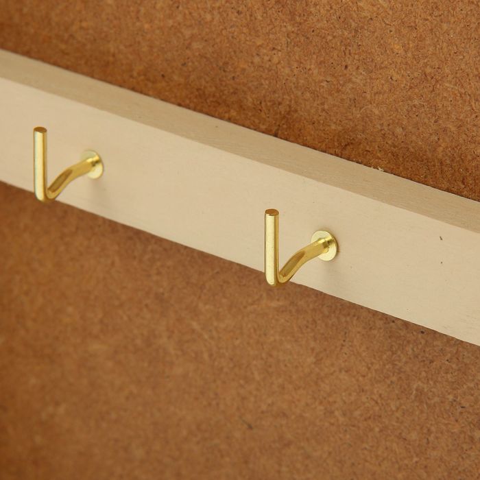 Ключница дерево "Розовый пион" 29х19х6 см