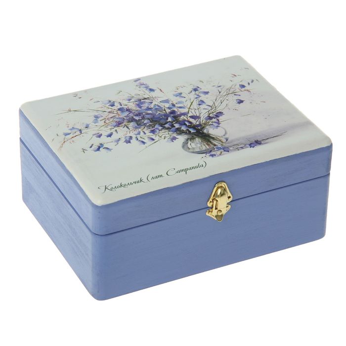 Шкатулка дерево "Колокольчик" 17х13х6,5 см