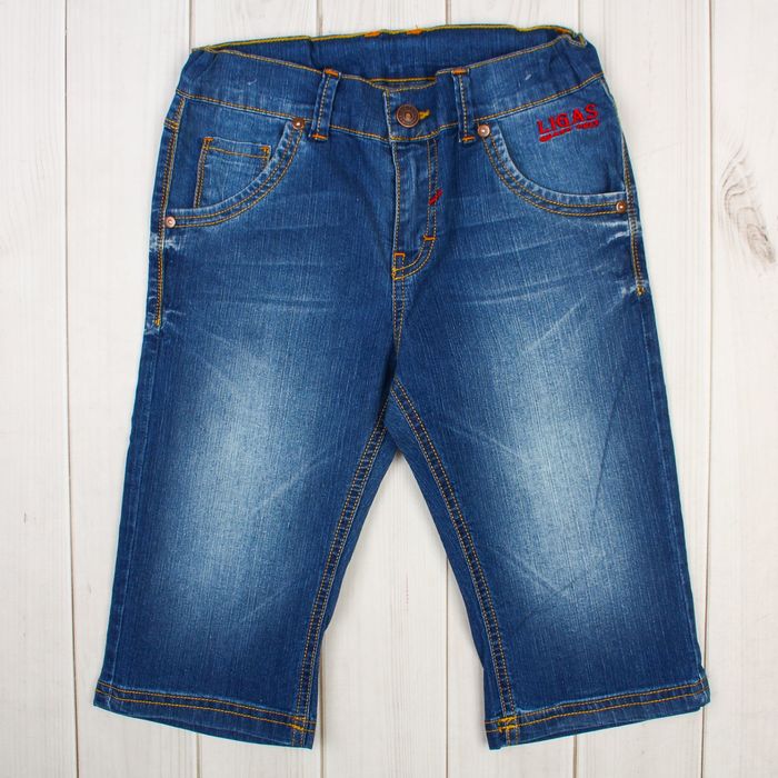 Бриджи для мальчика, рост 122 см, цвет синий 3308