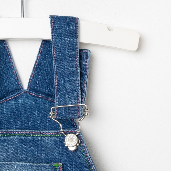 Комбинезон для девочки, рост 80 см, цвет синий 2521_М