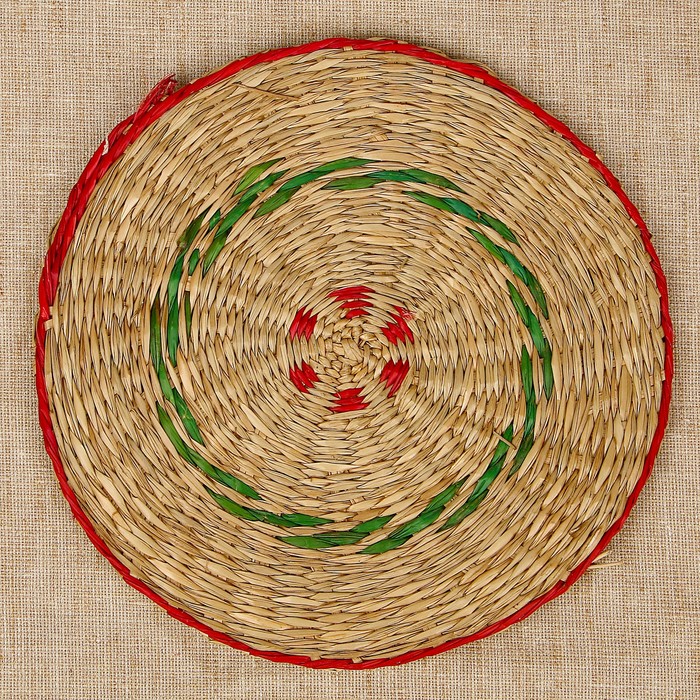 Подставка под горячее, 2-х слойная , сыть, (D25)