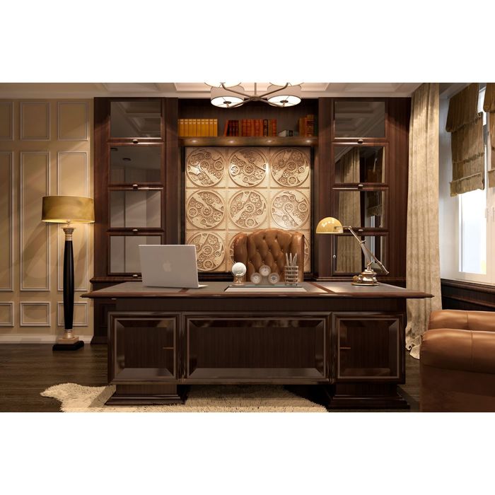 Гипсовая 3D панель Machine 500х500 мм