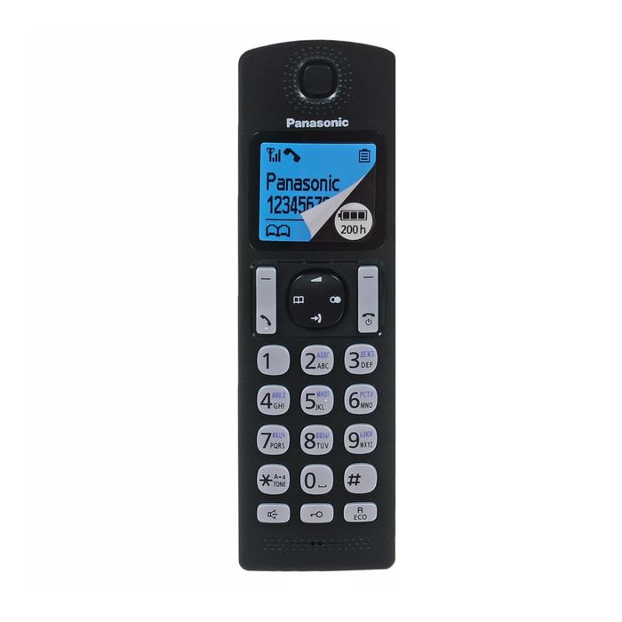 Радиотелефон Dect Panasonic KX-TGC310RU1 чёрный, АОН