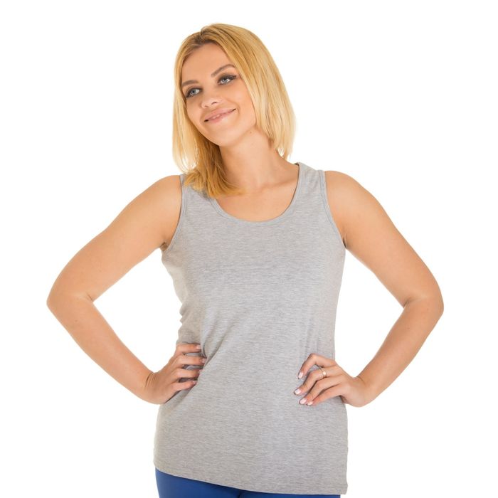 Майка KAFTAN basic, меланж р-р XL(50) 92 % хл., 8 % лайкра