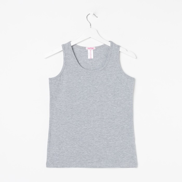 Майка KAFTAN basic, меланж р-р 2XL(52) 92 % хл., 8 % лайкра