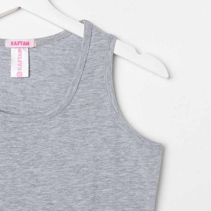 Майка KAFTAN basic, меланж р-р 2XL(52) 92 % хл., 8 % лайкра