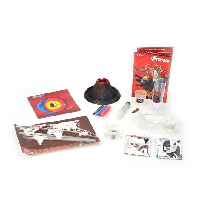 Набор для проведения экспериментов Мстители "Извержение вулкана" MRL1003-011