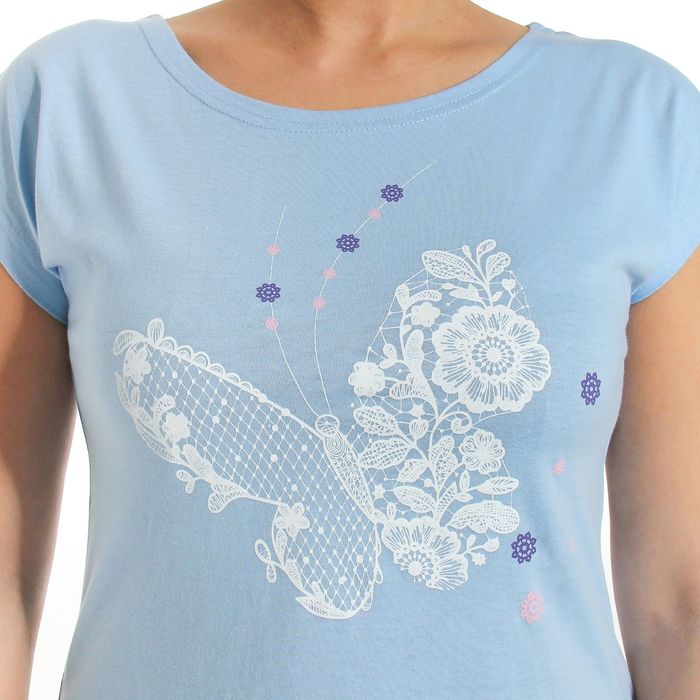 Туника женская KAFTAN "Кружево", размер XS(42), хлопок 100%