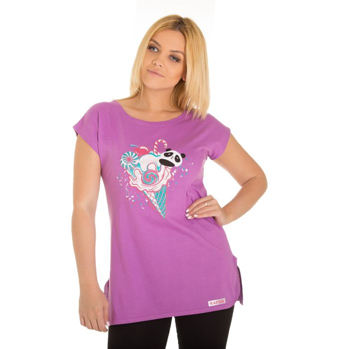 Туника женская KAFTAN "Панда", размер S(44), хлопок 100%