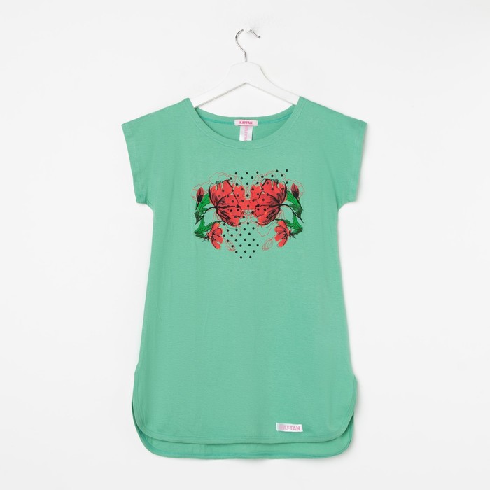 Туника женская KAFTAN "Маки", размер S(44), хлопок 100%