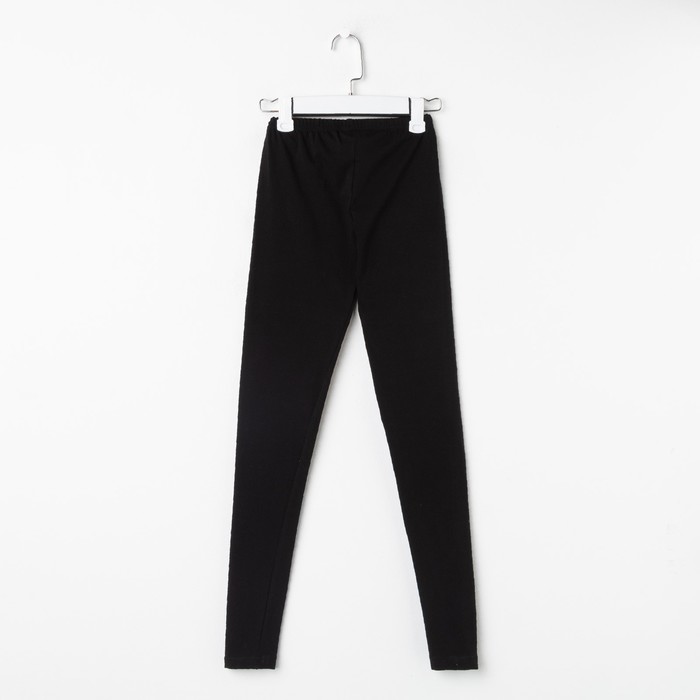 Леггинсы женские KAFTAN basic, цвет черный, размер XS (42) хлопок, эластан