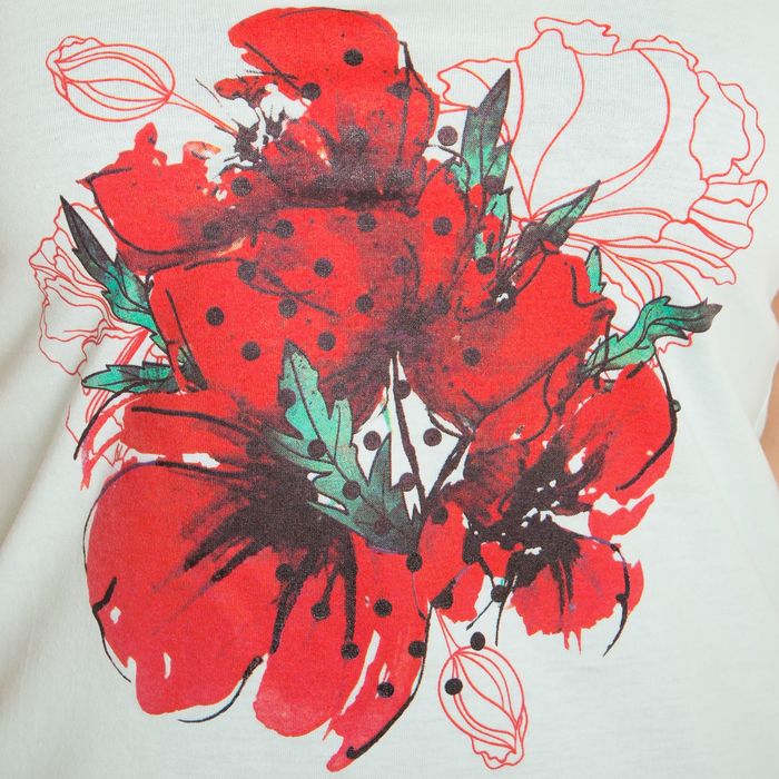 Майка женская KAFTAN "Маки", размер XL(50), хлопок 100%