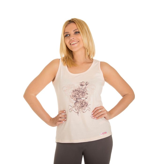 Майка KAFTAN "Королевская", размер S(44), 100% хлопок