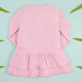 

Платье для девочки KAFTAN "Модница", розовое, рост 98-104 (30), 3-4 года, 100% хлопок