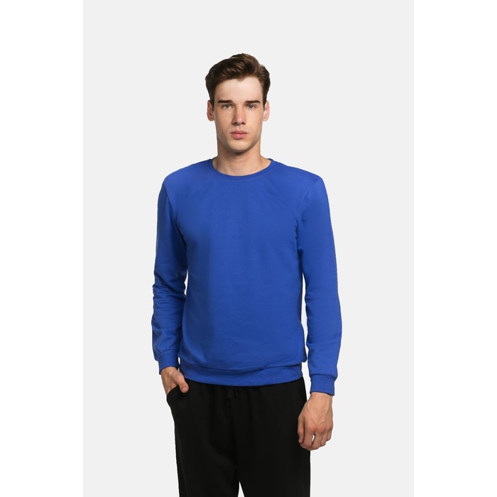 Джемпер мужской KAFTAN basic (М3), размер 3XL(54), цвет индиго, хлопок 100%