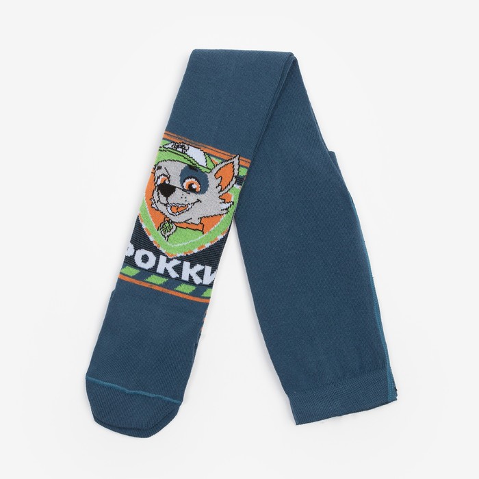 Щенячий патруль. Колготки детские "Рокки" PAW PATROL рост 86-92 см, 1,5-2 года, 80% хл.,17% п/а, 3% эл.