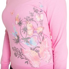 

Джемпер женский KAFTAN "Бабочки", цвет розовый, размер S(44), хлопок 100%