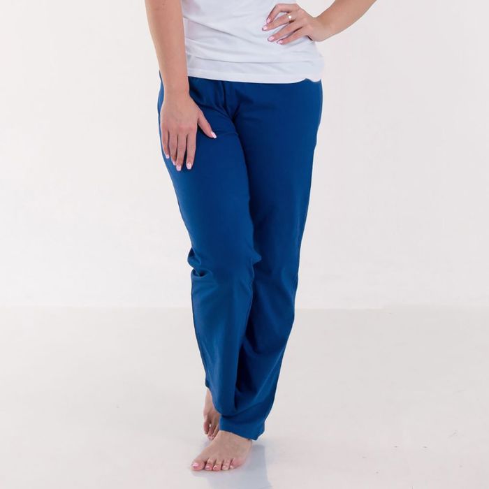 Брюки женские KAFTAN basic, цвет индиго, размер XS(42), хлопок 100%
