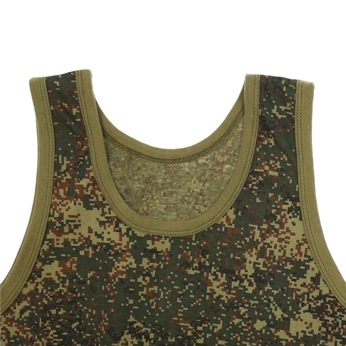 Майка мужская камуфляж, размер 3XL(54), хлопок 100%