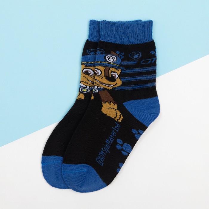 Щенячий патруль. Носки детские PAW PATROL "Гончик" 18-20 см, 7-9 лет, 80% хл.,17% п/а, 3% эл.