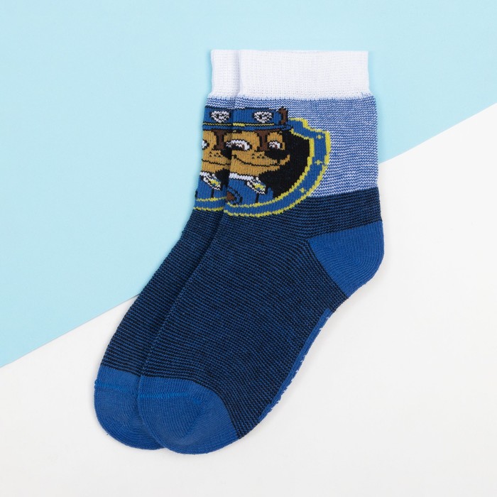 Щенячий патруль. Носки детские PAW PATROL "Гончик" щит 14-16 см, 2-3 г., 80% хл.,17% п/а, 3% эл.